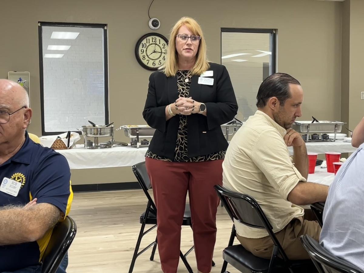 Community Blood Center tells Rotary to Roll Up Your Sleeves 