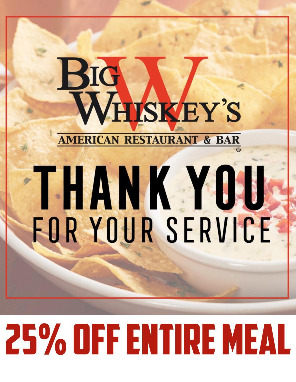 Restaurant Specials Honoring Our Veterans This Week Restaurant Specials Honoring Our Veterans This Week