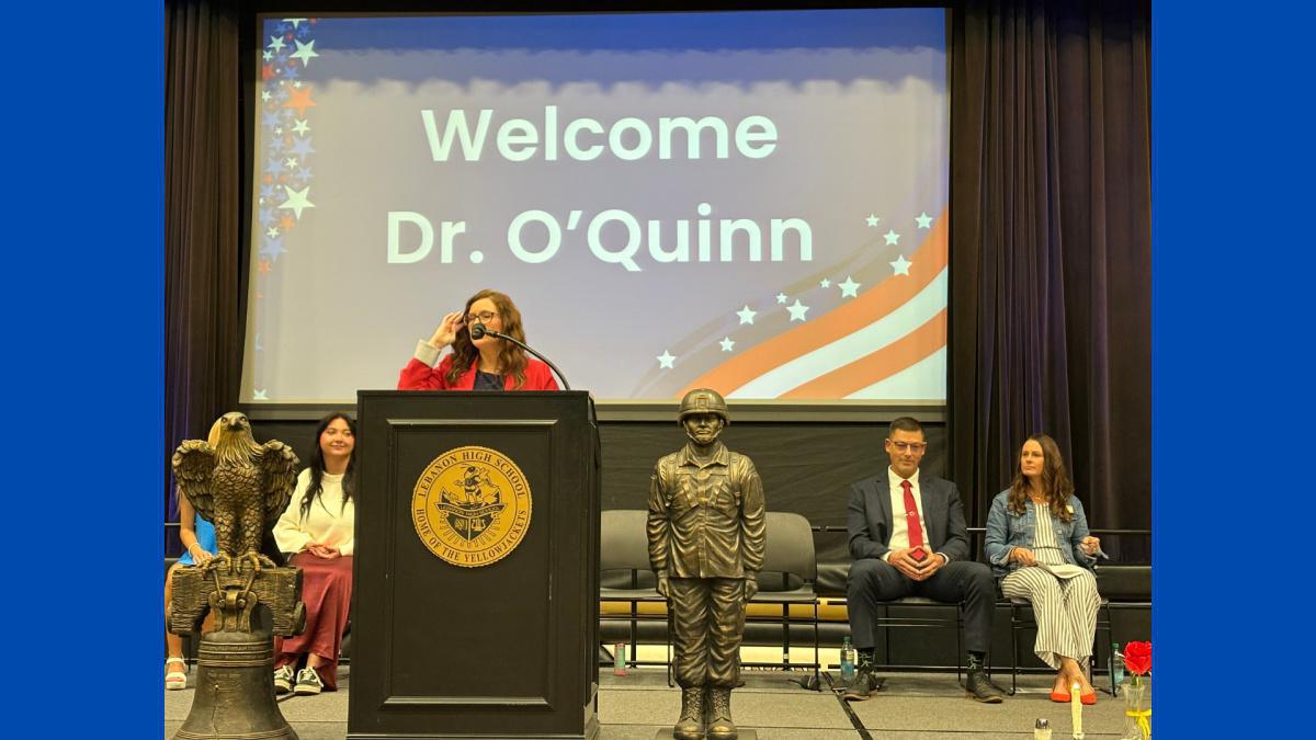 Lebanon R3 Honors Veterans at Assemblies Today 