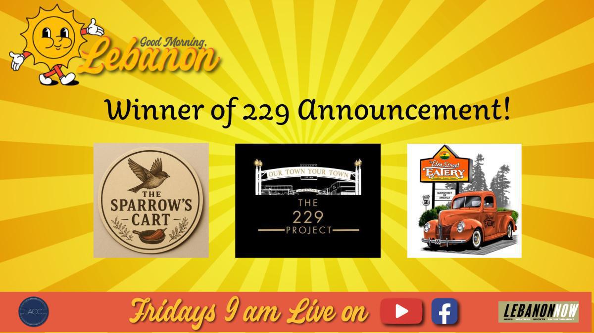 Rise and Shine! Winner of 229 Announcement, Temps are All Over the Place, Upcoming Road Work and Events! Rise and Shine! Winner of 229 Announcement, Temps are All Over the Place, Upcoming Road Work and Events!