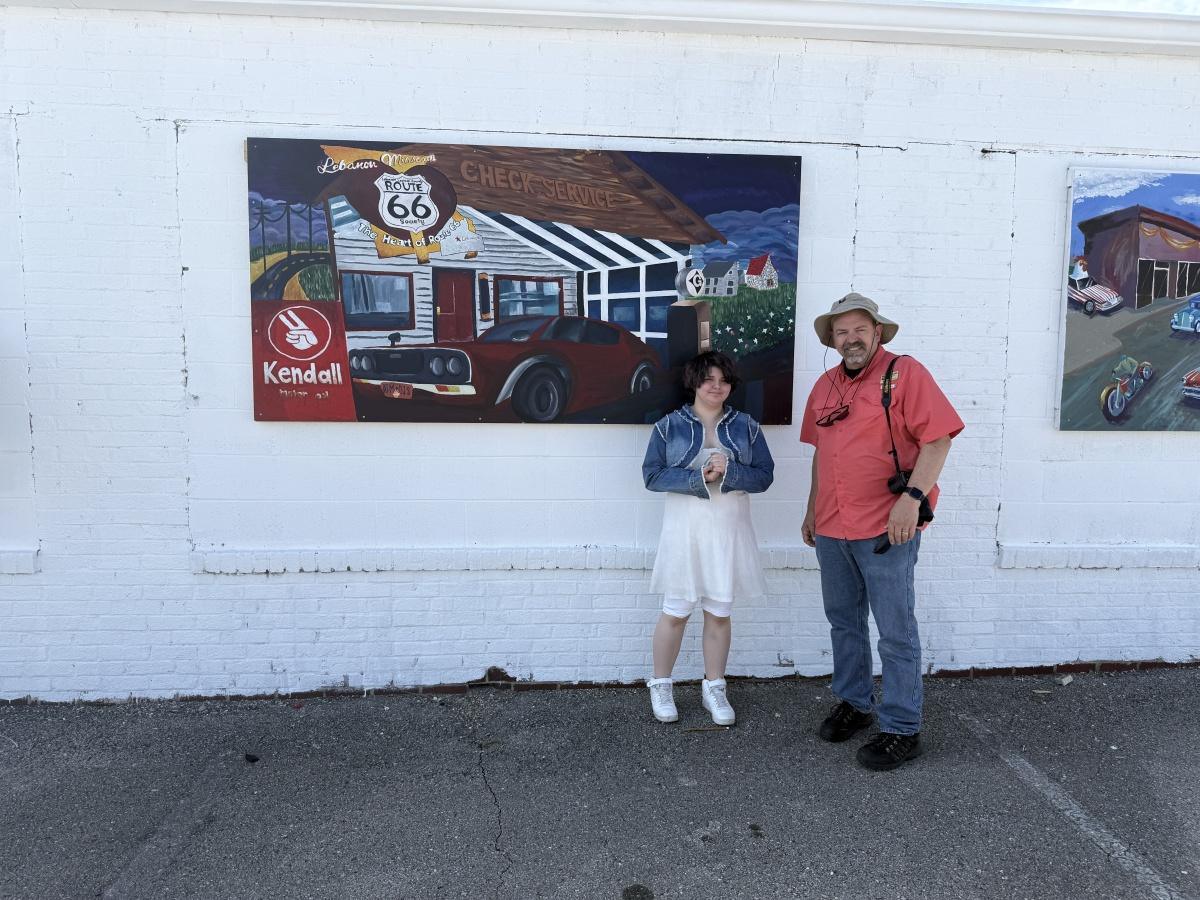 Lebanon Students Unveil New Route 66 Mural Downtown Lebanon Students Unveil New Route 66 Mural Downtown