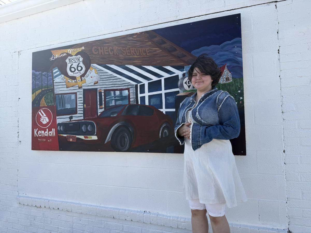 Lebanon Students Unveil New Route 66 Mural Downtown Lebanon Students Unveil New Route 66 Mural Downtown