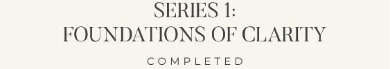 Clarity Is a Practice, Not a Personality Clarity Is a Practice, Not a Personality