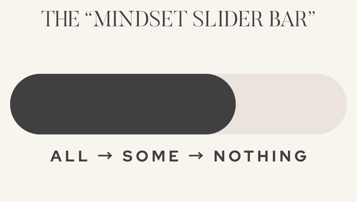 Dismantling the All-or-Nothing Mentality