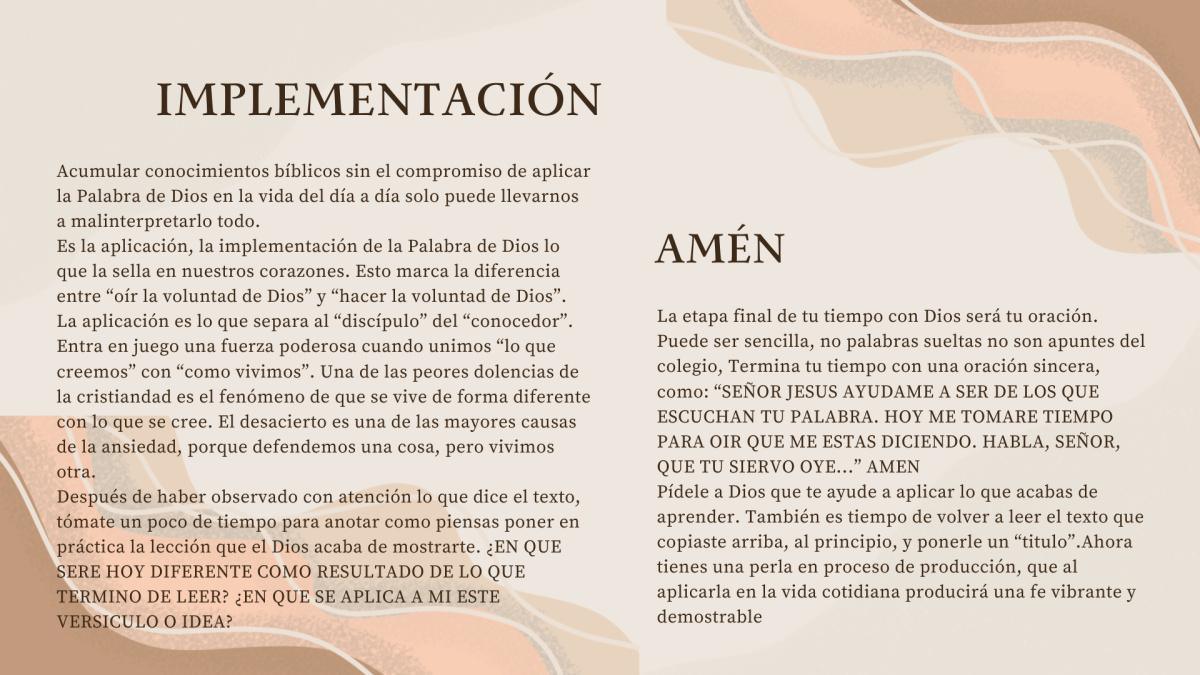 COMO HACER UN DEVOCIONAL DIARIO