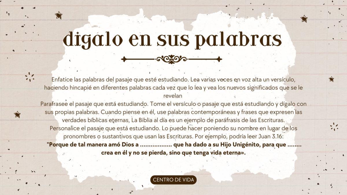 MI DEVOCIONAL DIARIO - METODO LOMO