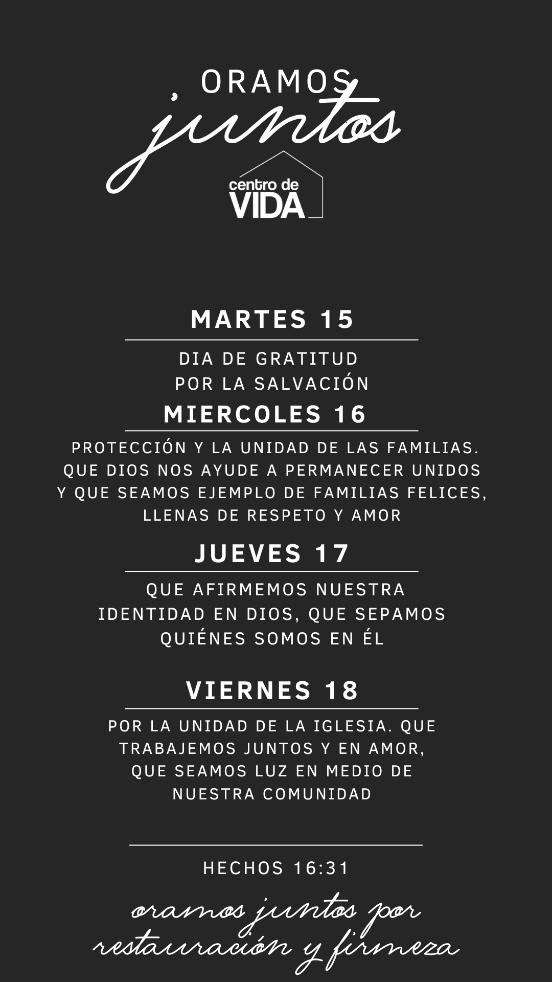 SEMANA 3 - RESTAURACIÓN Y FIRMEZA