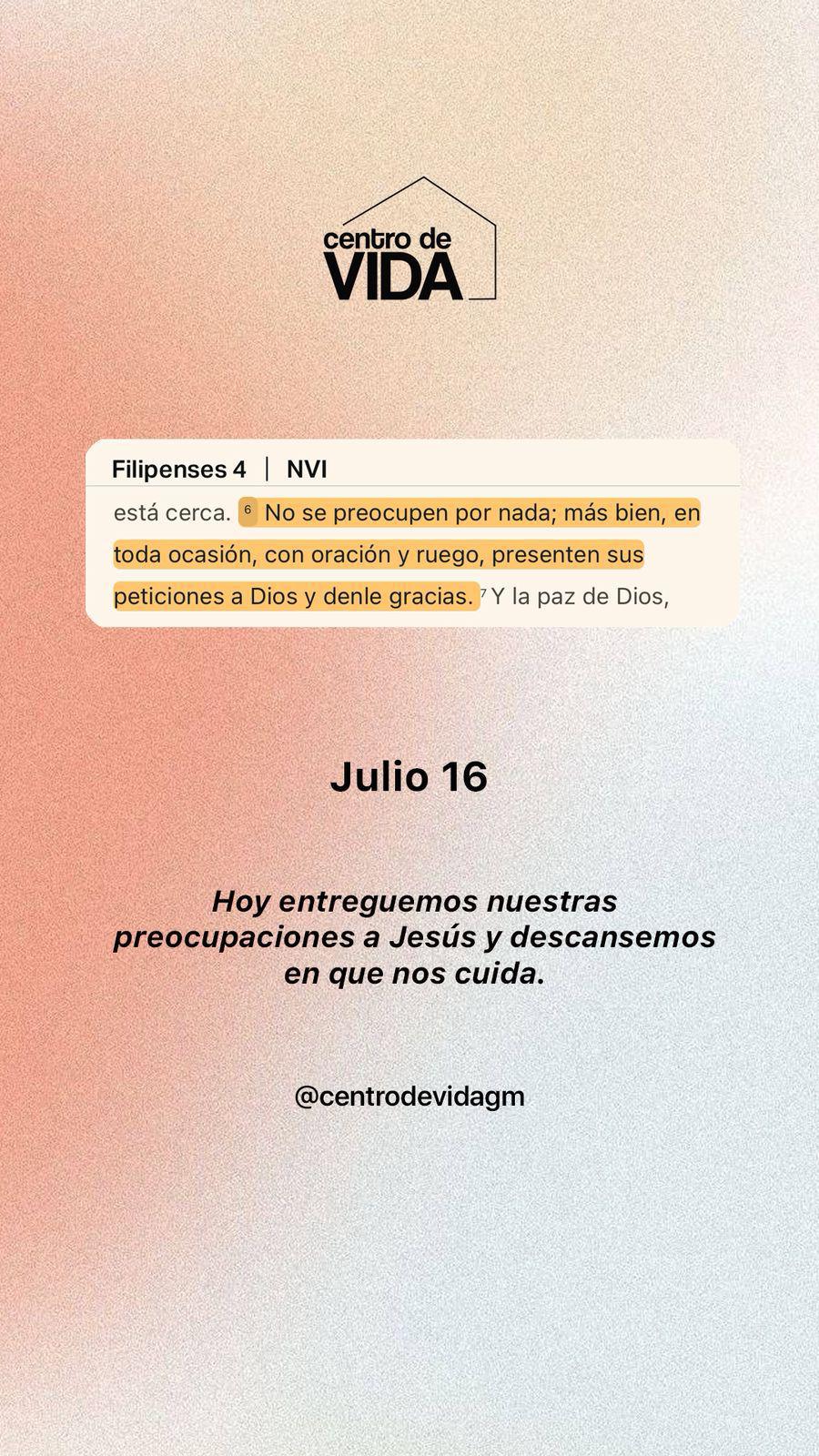 MIERCOLES 16