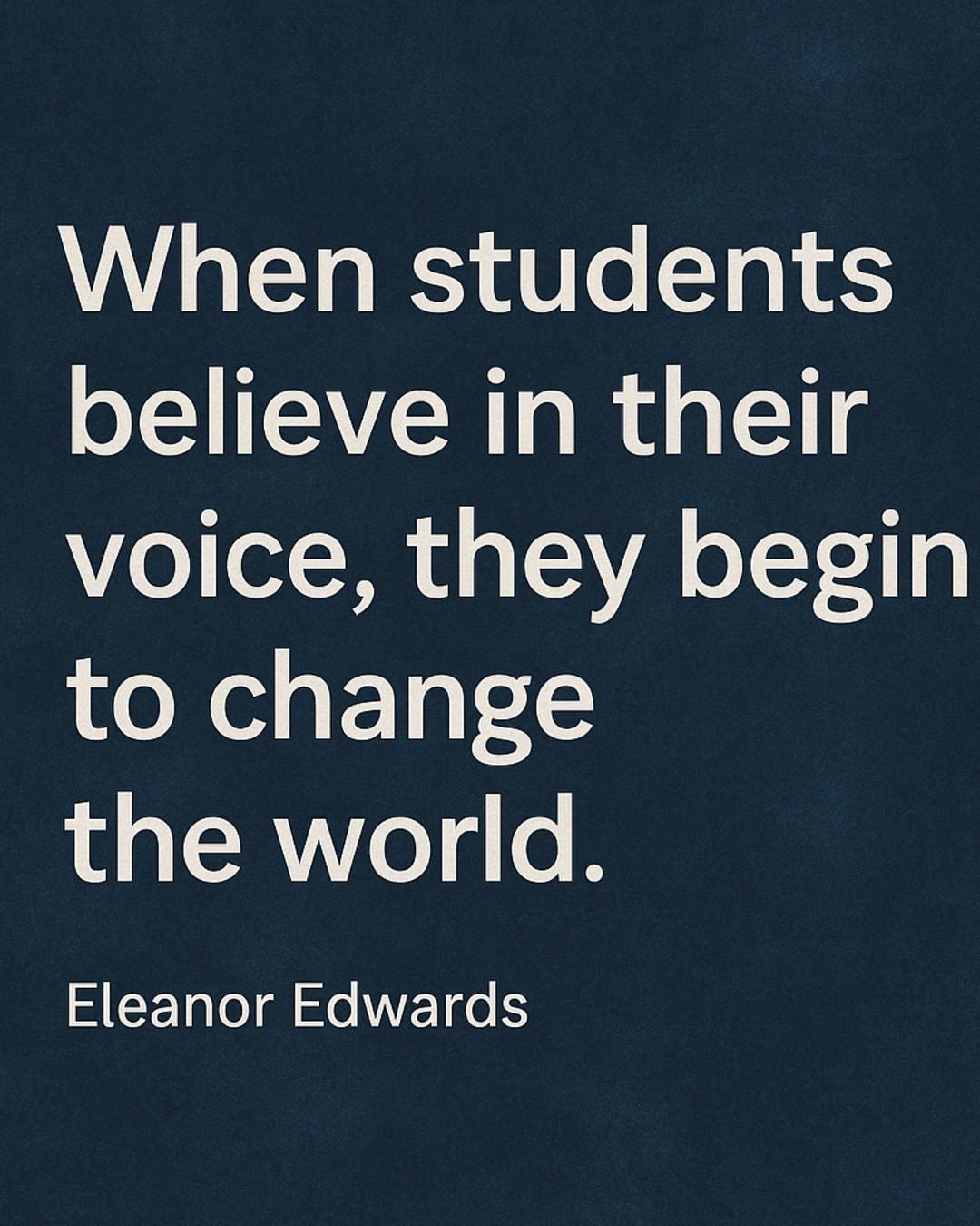 Students Speak Up, Lead Boldly