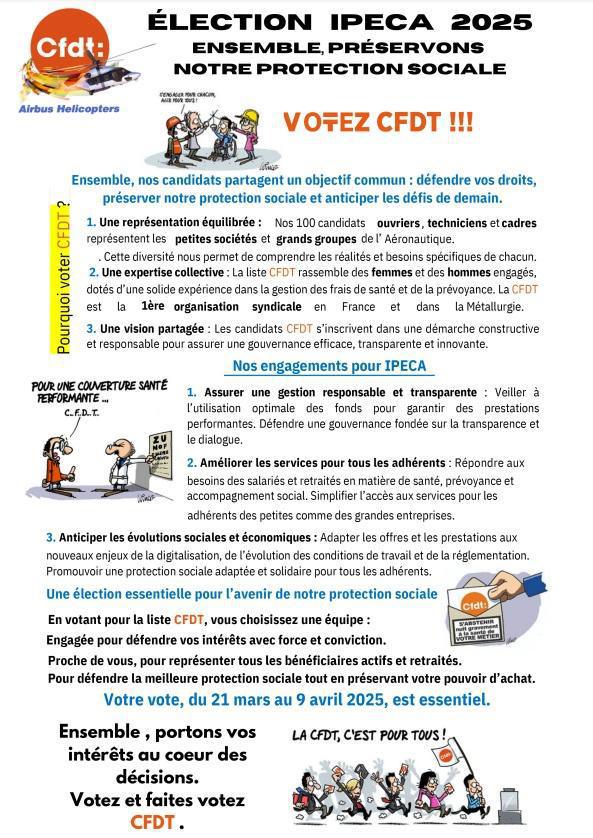 ELECTION IPECA : Ensemble , préservons notre protection sociale.