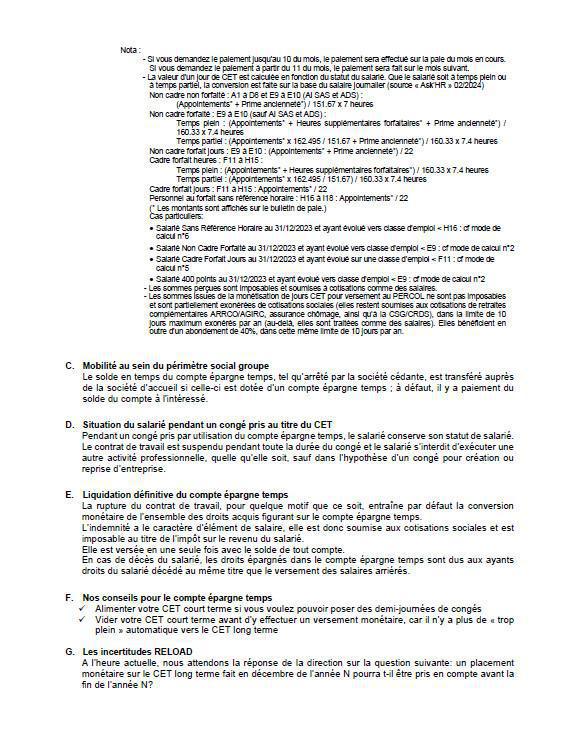 Fiche pratique Compte Epargne Temps