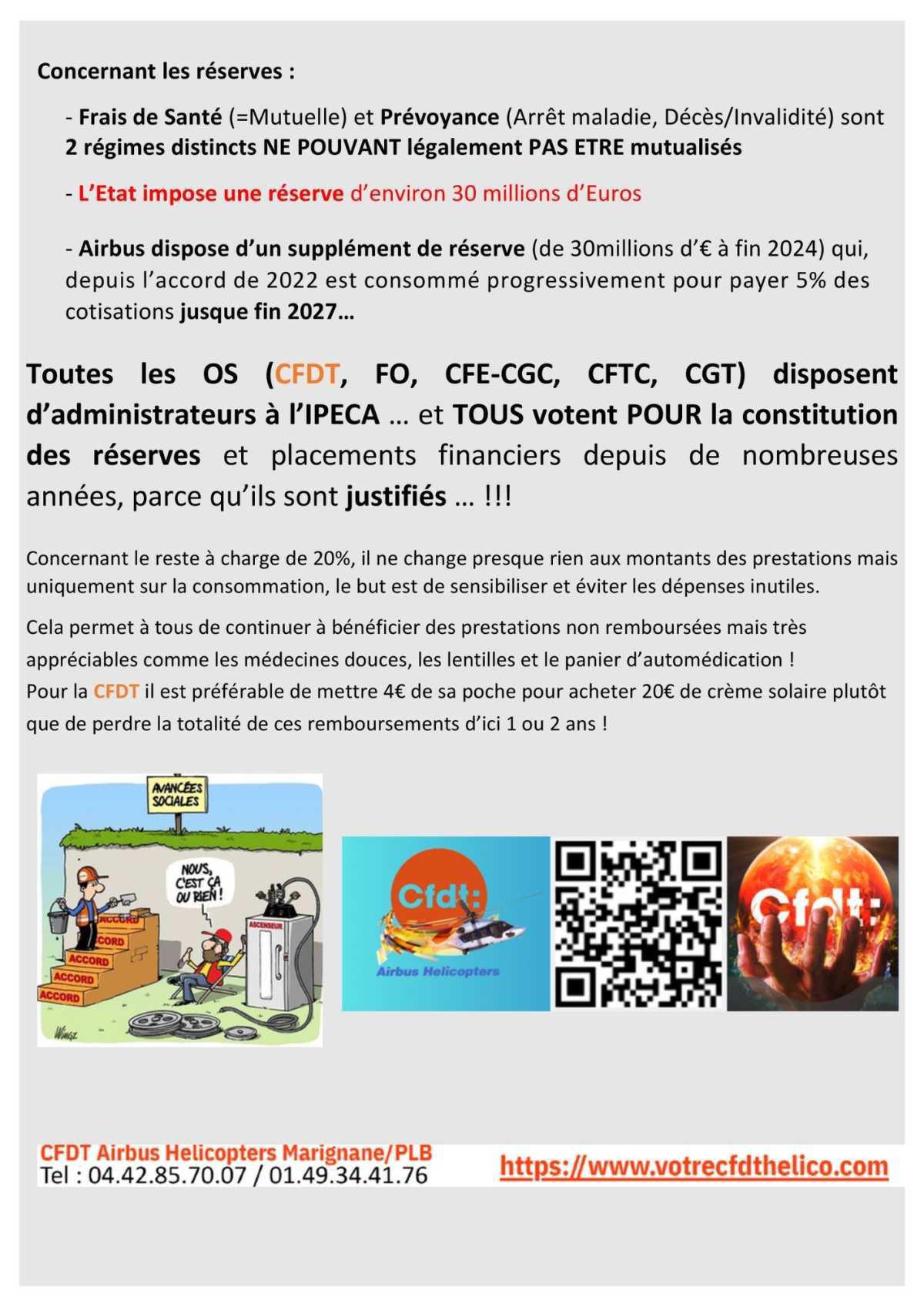 Accord sur l'évolution des frais de santé IPECA 