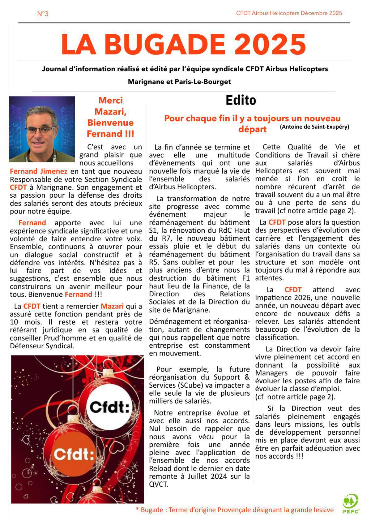 La Bugade Décembre 2025