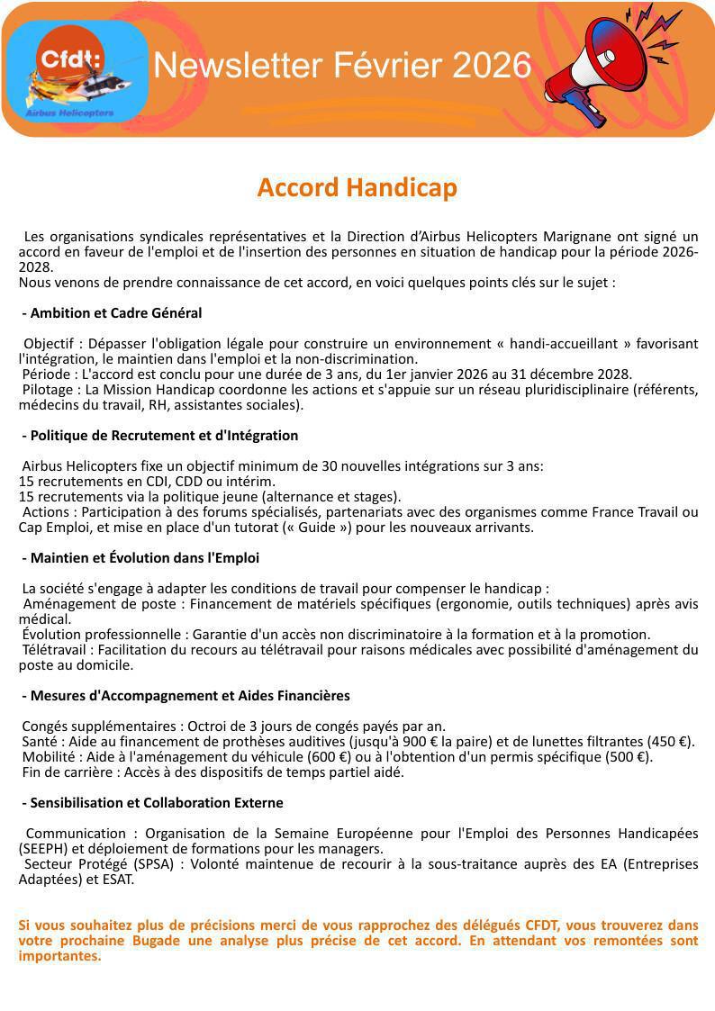 Newsletter Février 2026