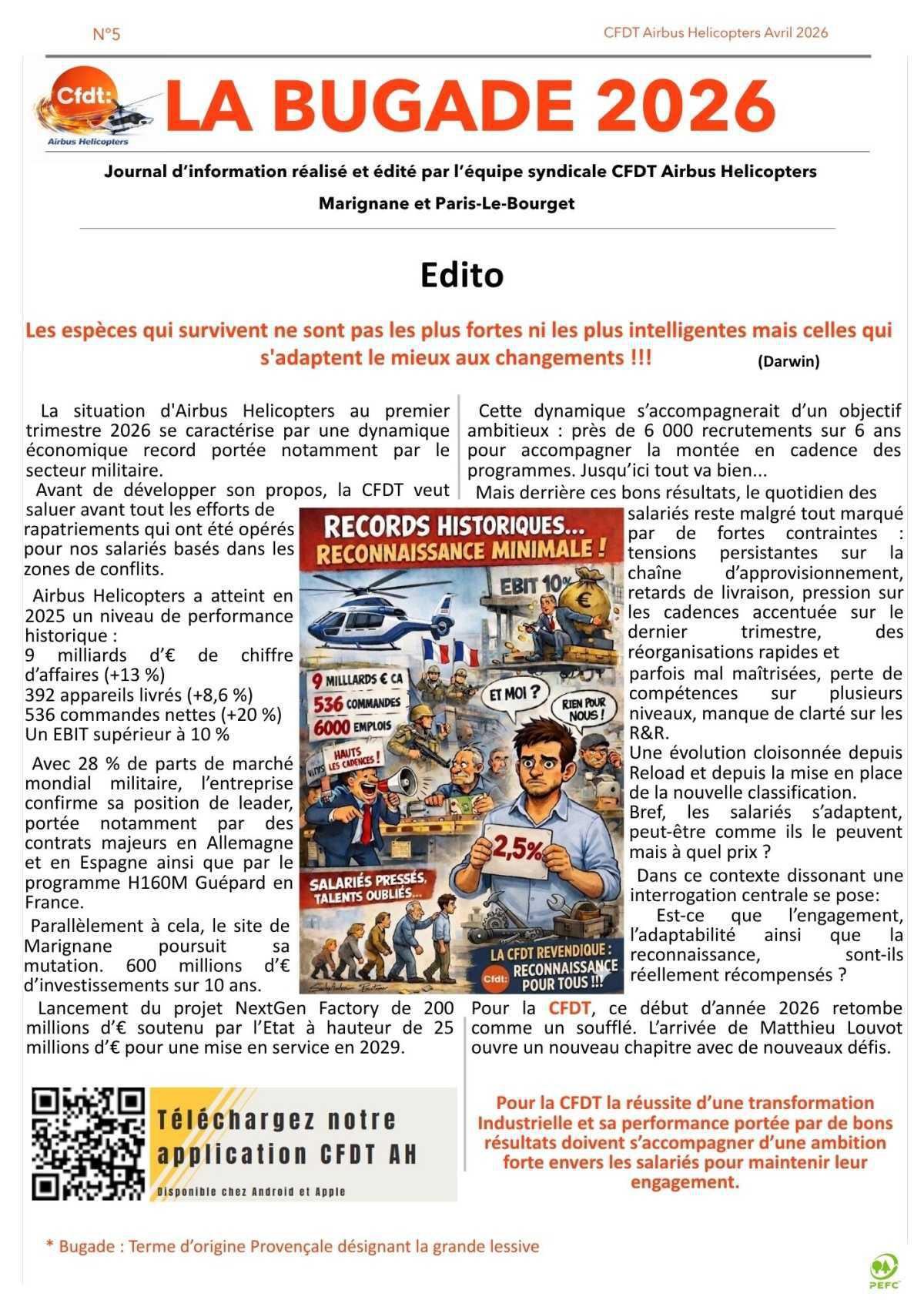 LA BUGADE Avril 2026