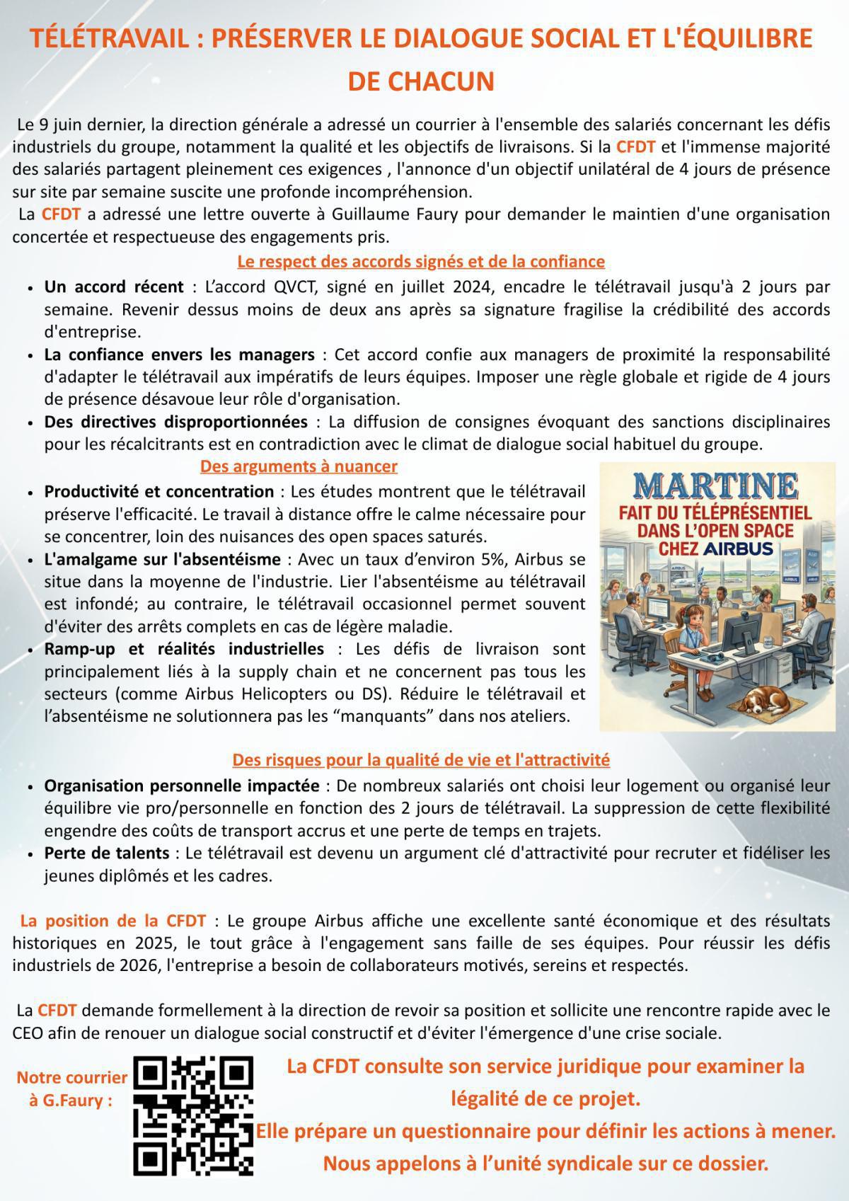 INFO GROUPE : Participation : un résultat en demi-teinte... TÉLÉTRAVAIL : PRÉSERVER LE DIALOGUE SOCIAL ET L'ÉQUILIBRE DE CHACUN
