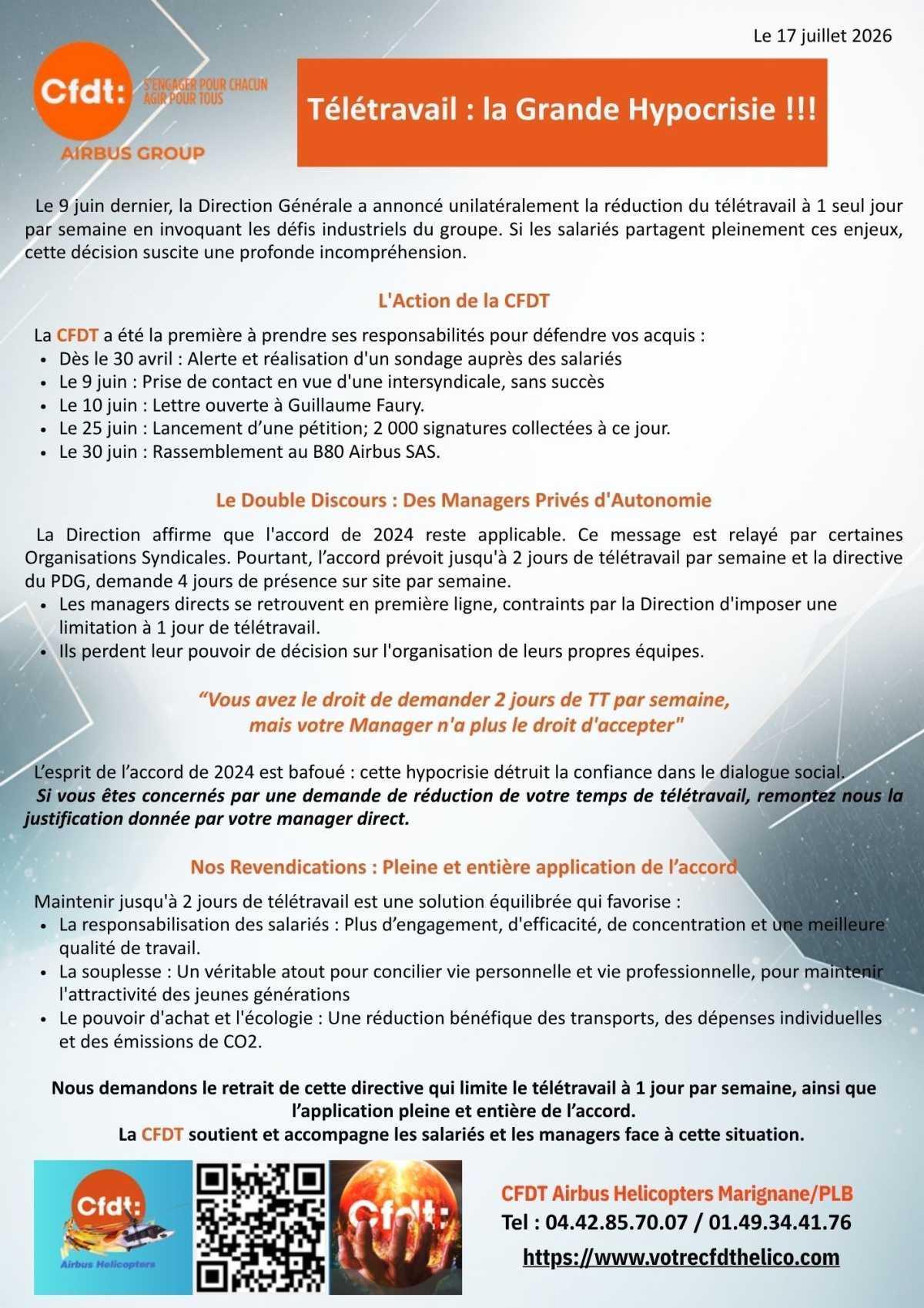 Télétravail&nbsp;: la Grande Hypocrisie !!!