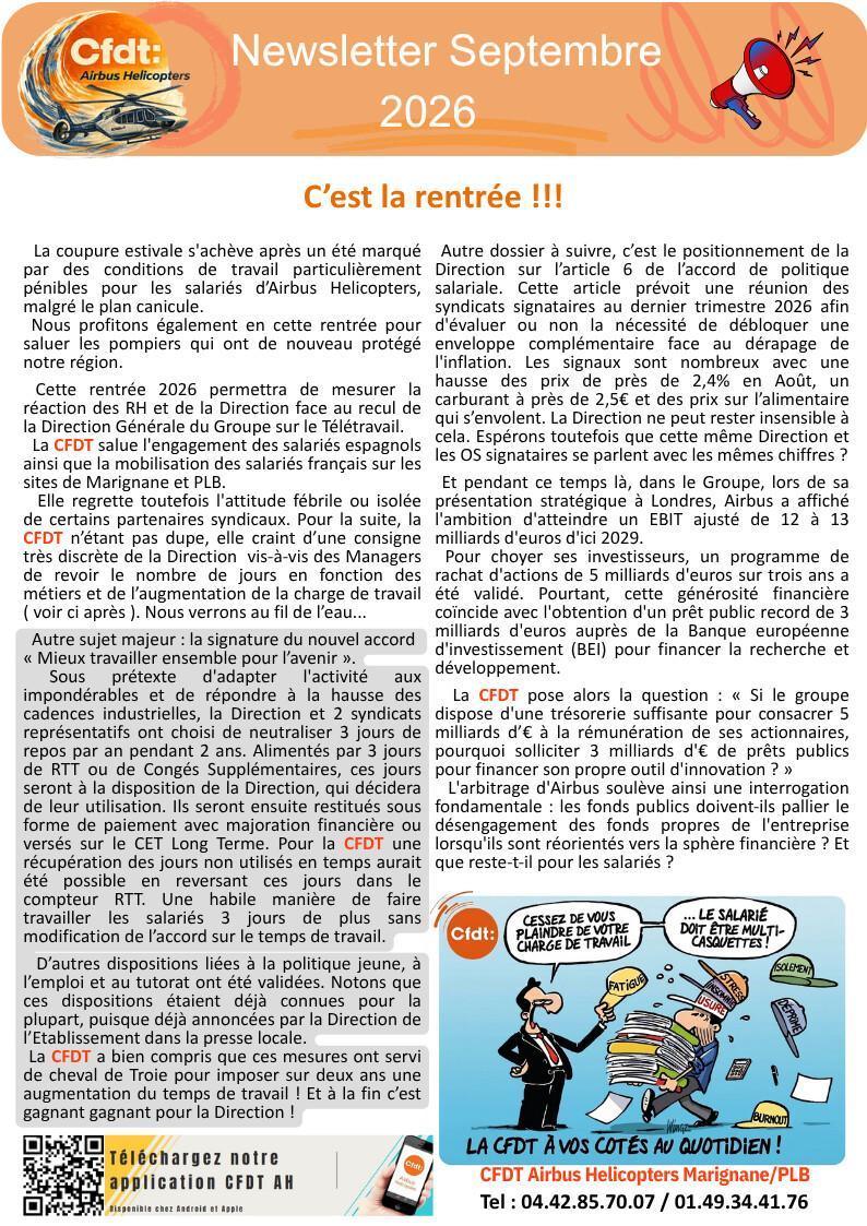 Newsletter Septembre 2026 Newsletter Septembre 2026