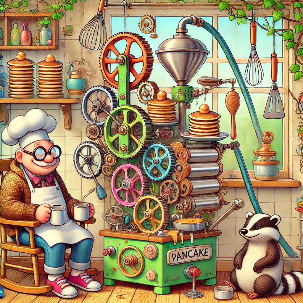 Kázmér bácsi és Borzos - A palacsintasütő masina Kázmér bácsi és Borzos - A palacsintasütő masina