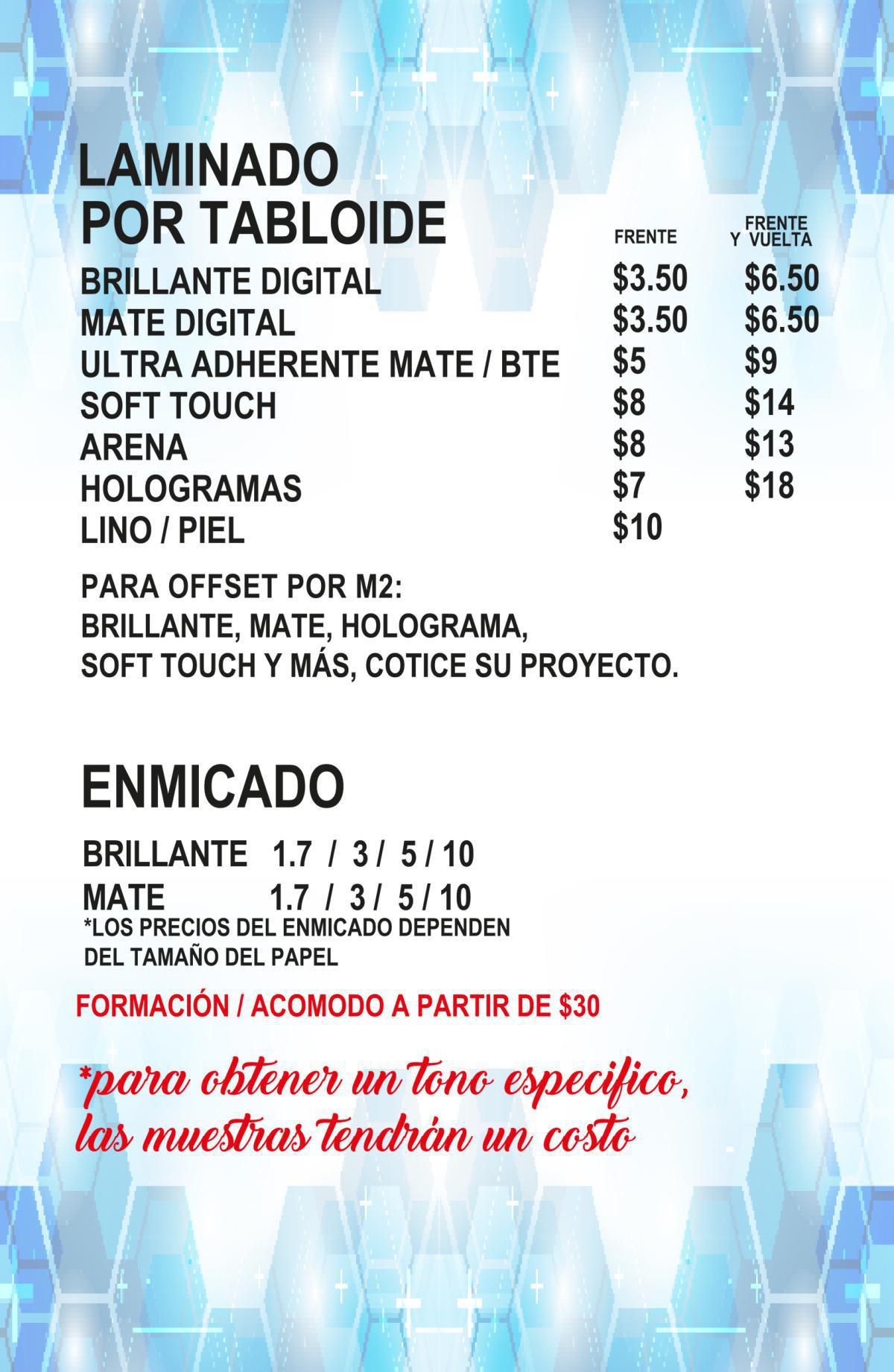 Lista de Precios
