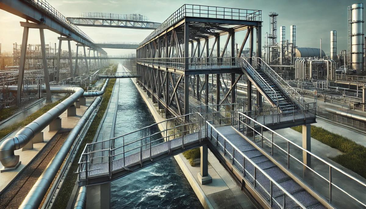 Ponti e passerelle per canalizzazioni