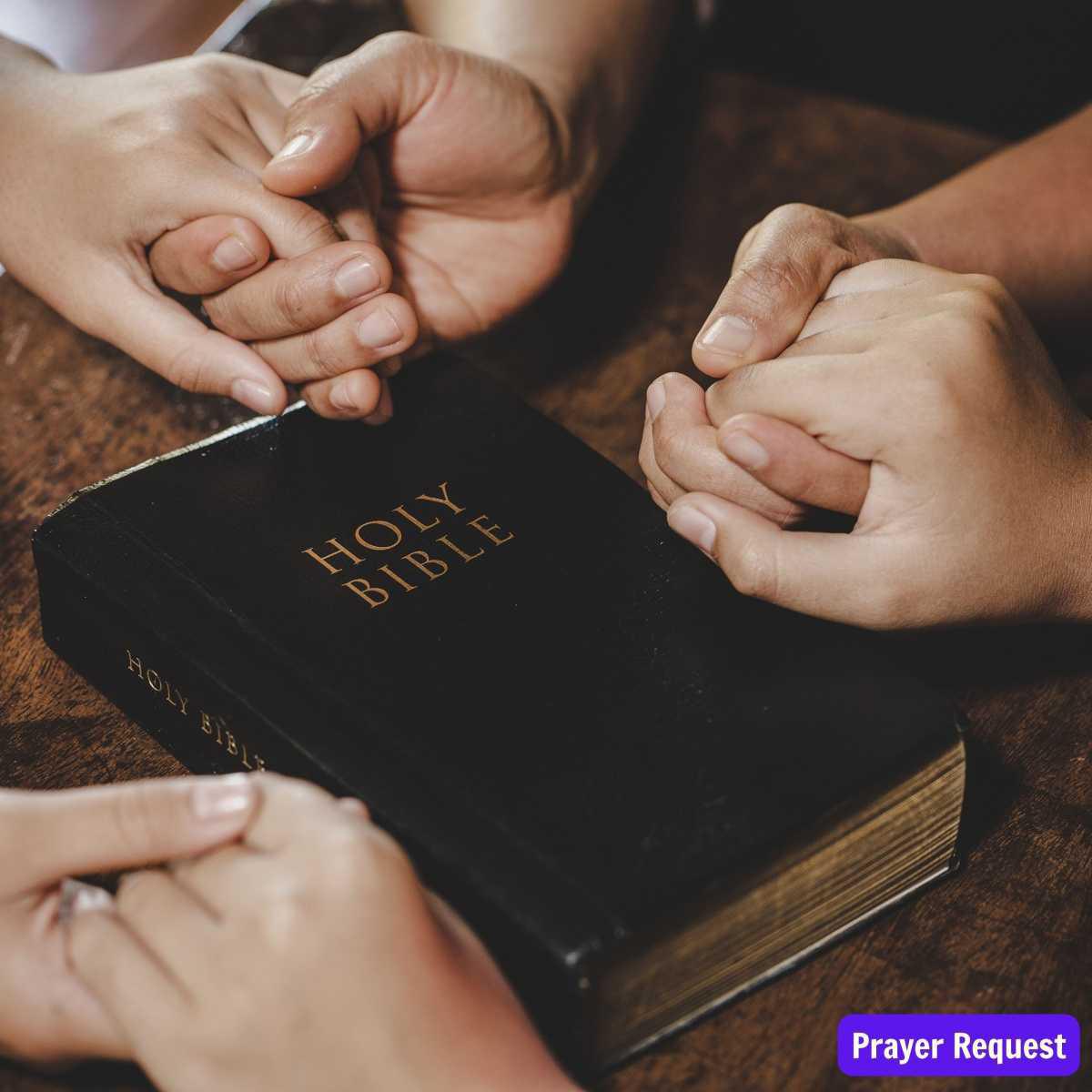 REQUEST A SPECIAL PRAYER