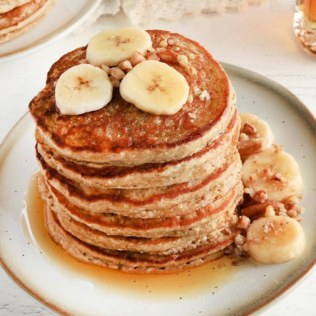 Banana Oat Pancakes