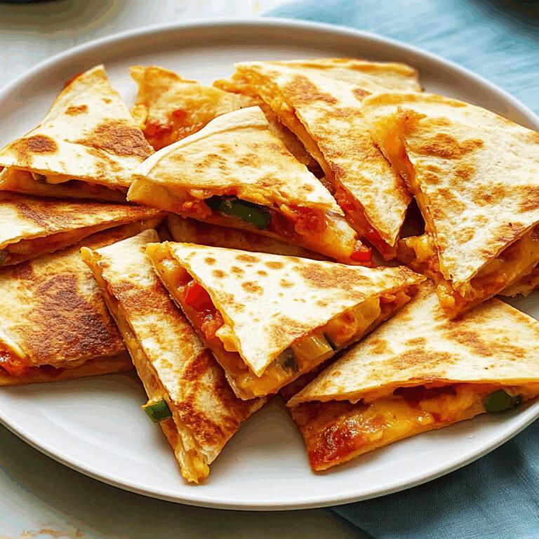 Cheese Quesadilla Triangles