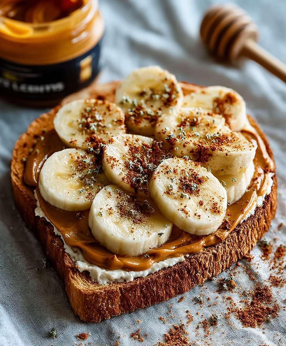 Peanut Butter Banana Toast