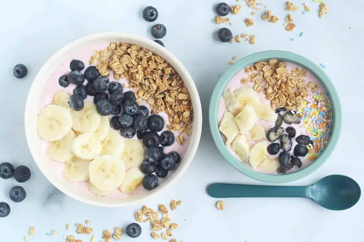 Mini Fruit Smoothie Bowls