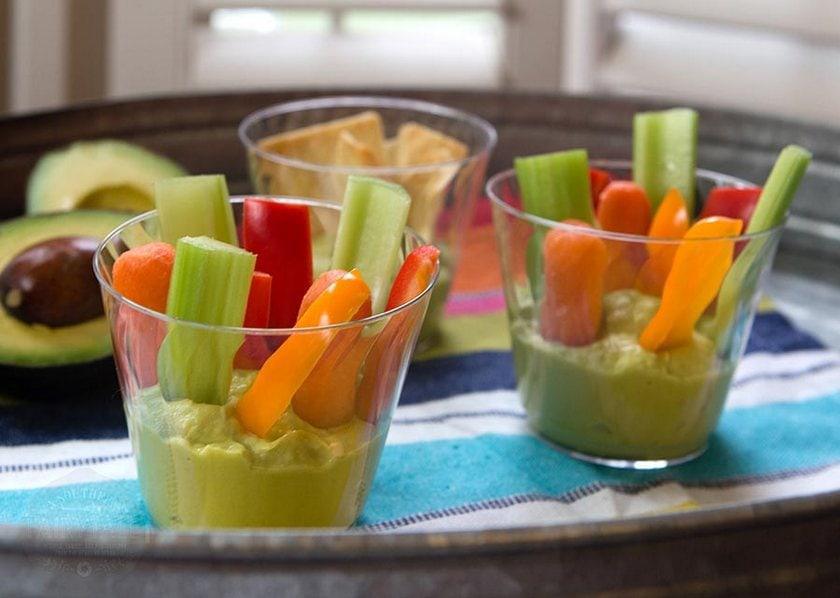 Hummus Veggie Cups