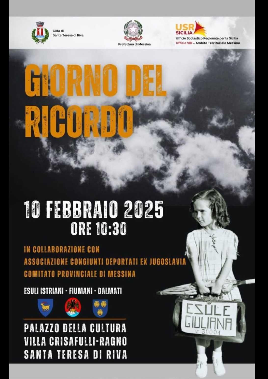 Giorno del Ricordo (inizio ore 10.30)