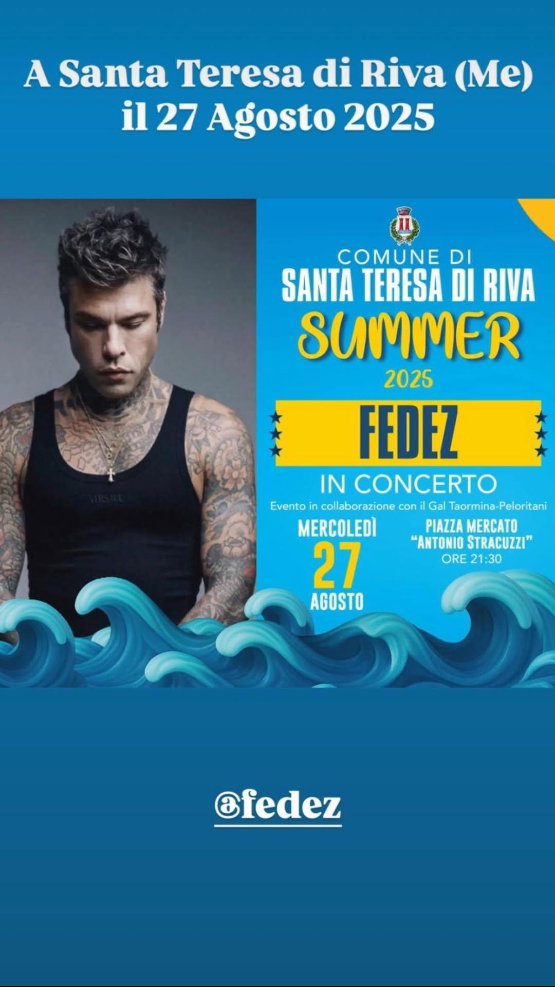 Fedez in Concerto ( Inizio ore 21:00)
