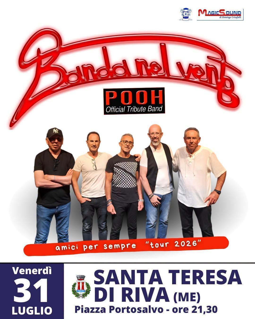 Banda del Vento - Pooh Tribute Band in Concerto (inizio ore 21.00)