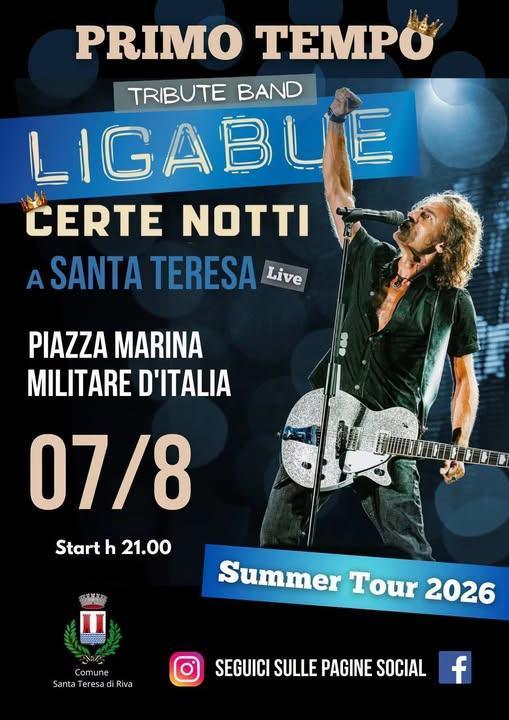 Certe Notti A... Santa Teresa di Riva - Ligabue tribute band (inizio ore 21.00)