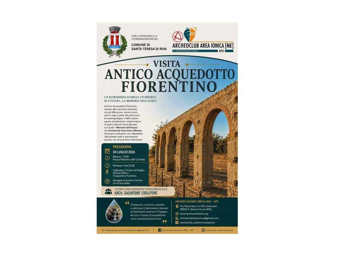 Visita Antico Acquedotto Fiorentino (Inizio ore 19.30)