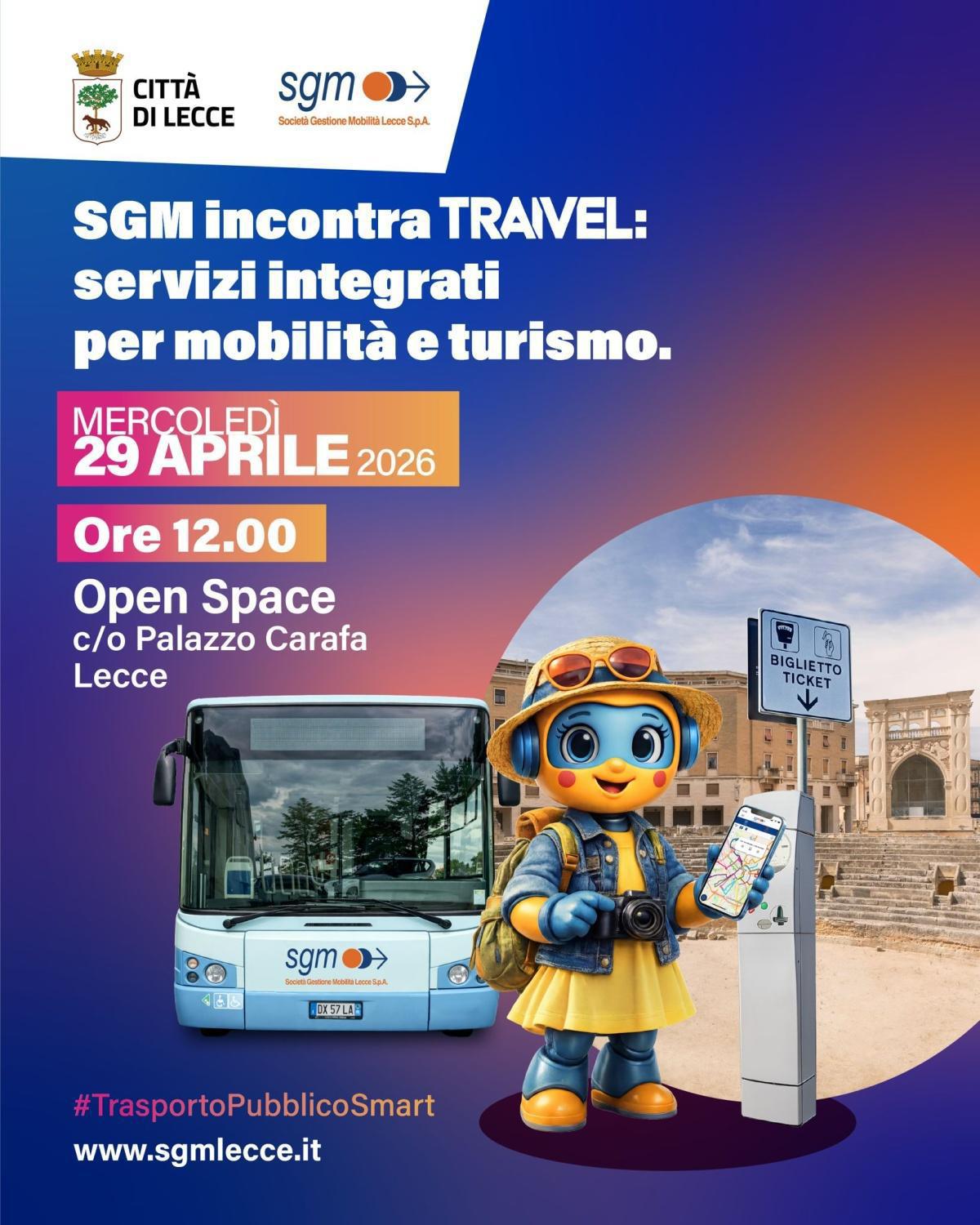 SGM incontra TrAIvel: Lecce diventa più smart SGM incontra TrAIvel: Lecce diventa più smart