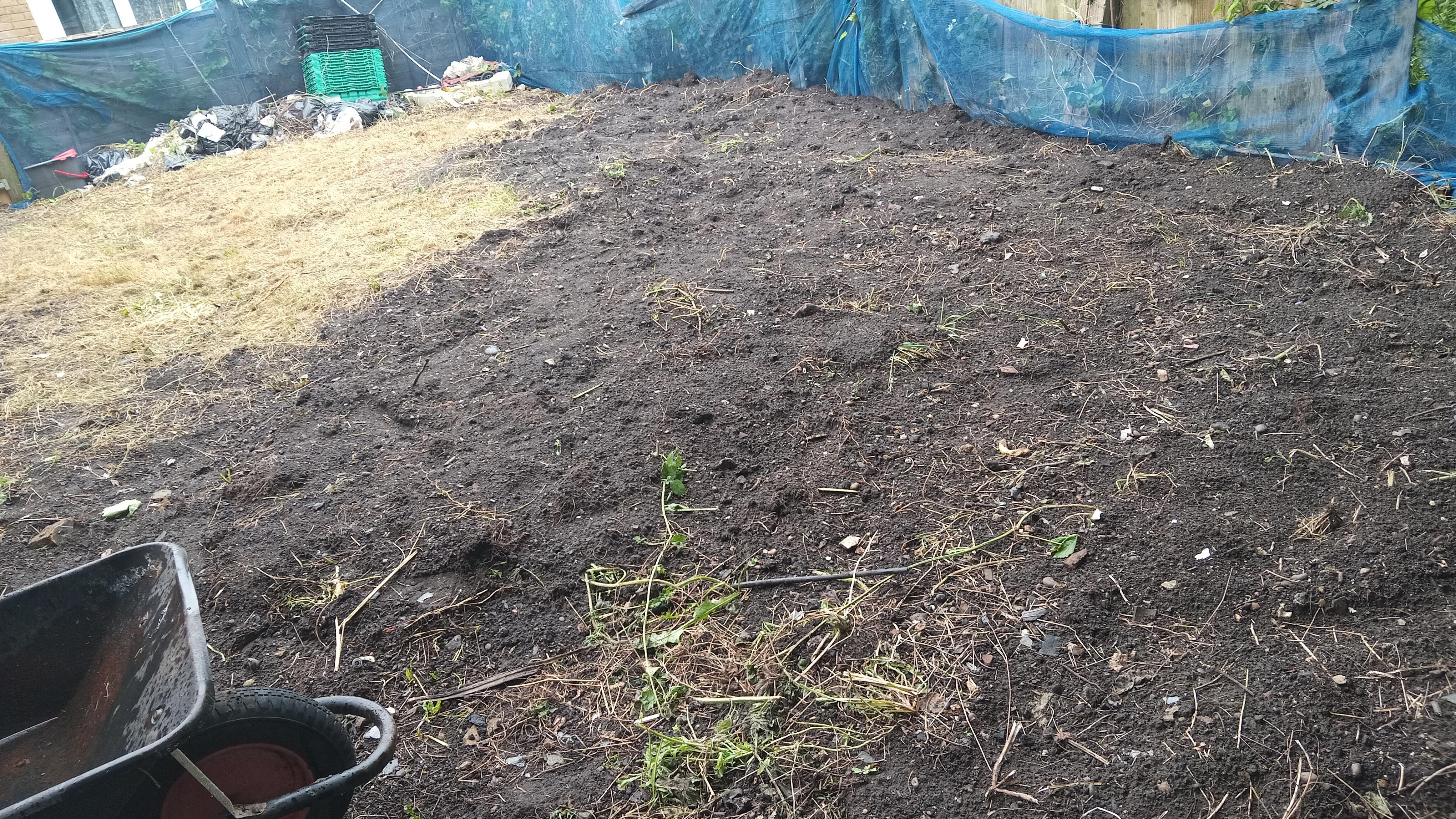 Preparing the soil