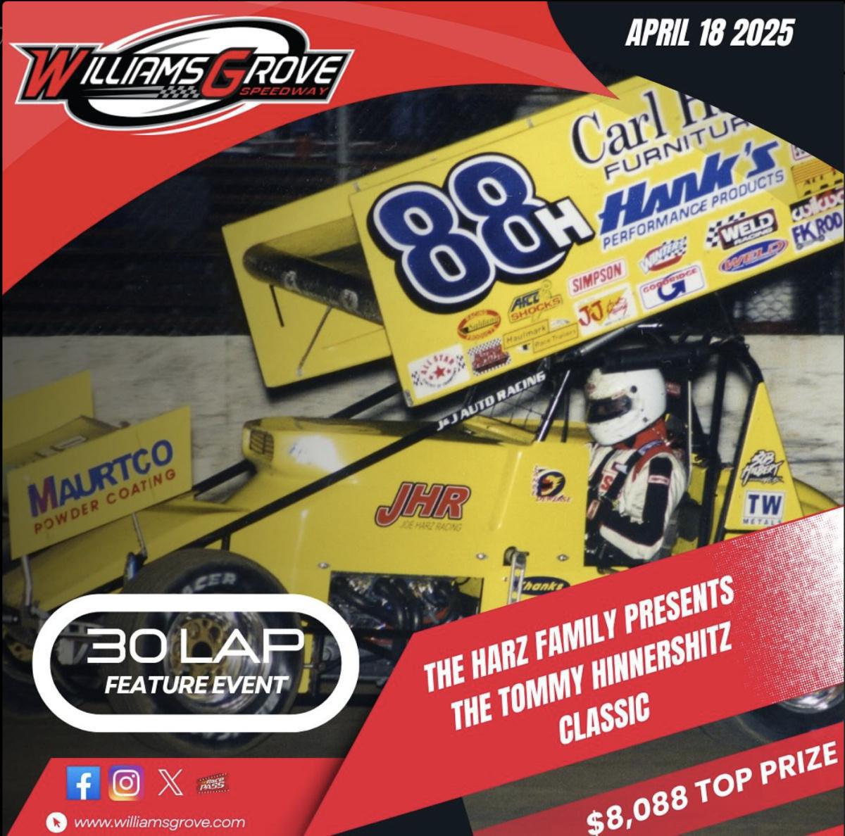 Results - Apr. 18 Williams Grove Speedway (PA) Tommy Hinnershitz Classic