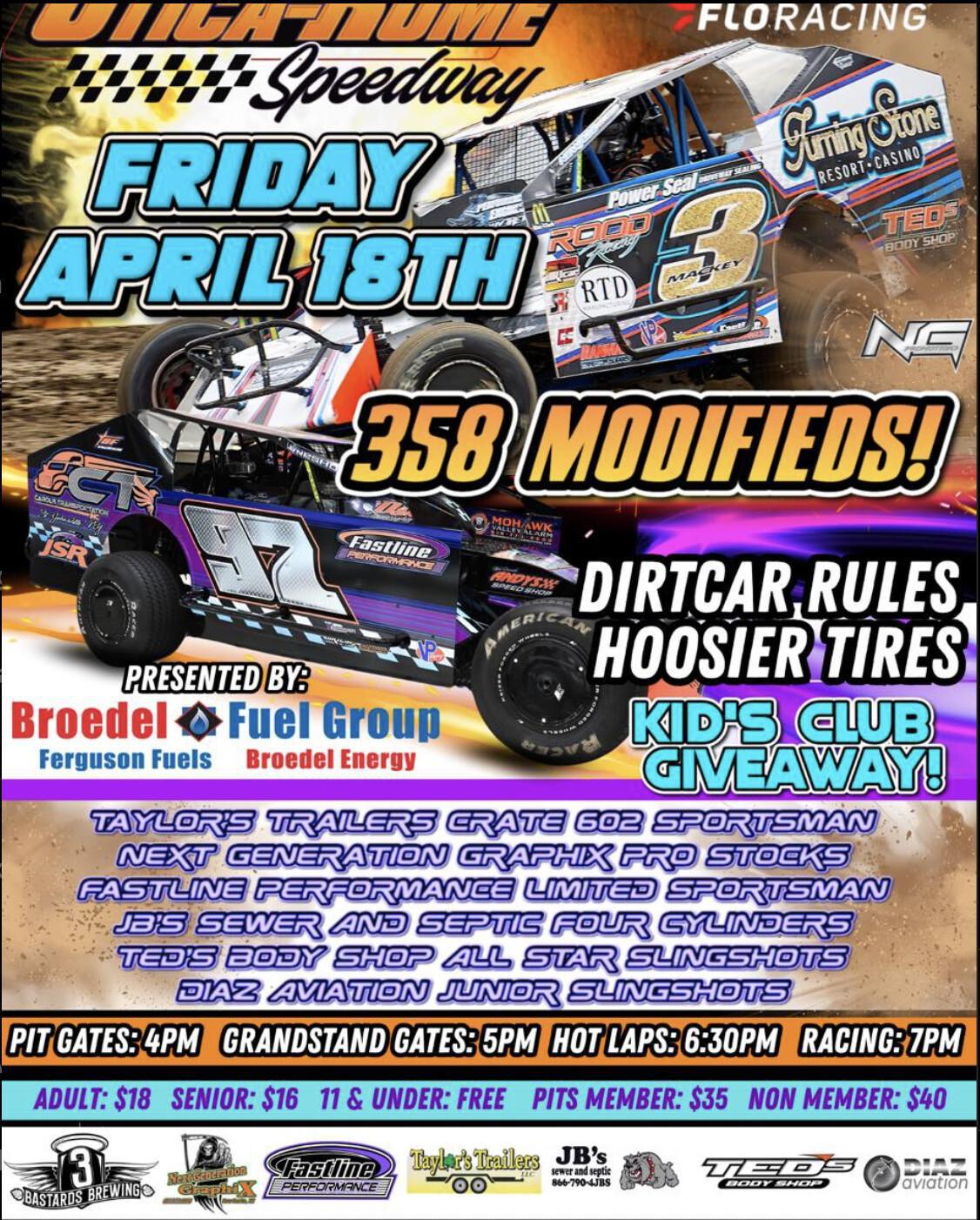 Results - Apr. 18 Utica-Rome Speedway (NY)