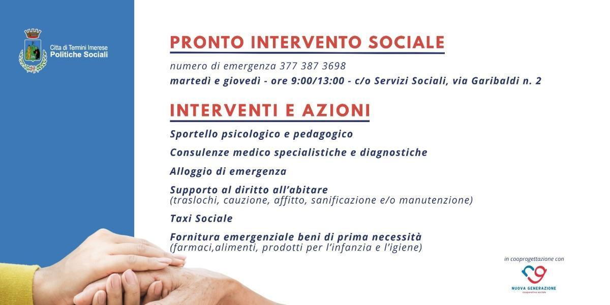 Pronto Intervento Sociale