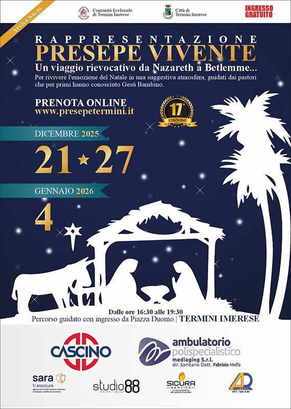 Rappresentazione Presepe Vivente (dalle ore 16.30 alle ore 19.30) Rappresentazione Presepe Vivente (dalle ore 16.30 alle ore 19.30)