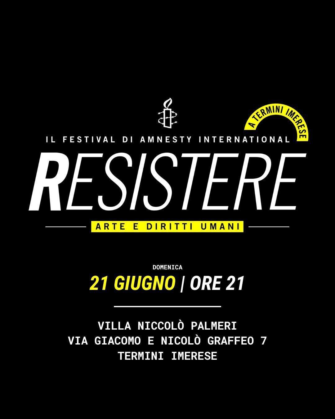 Resistere- Arte e Diritti Umani (Inizio ore 21.00)