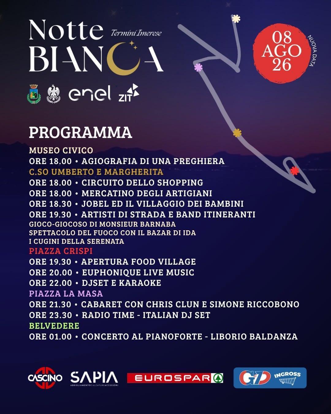 Notte Bianca (dalle ore 18.00)