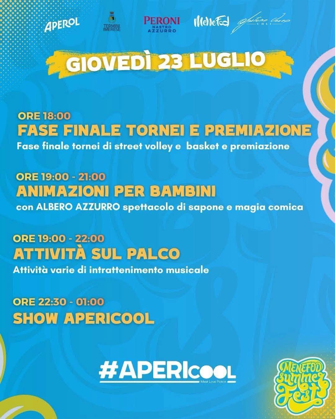 Menefod Summer Fest 2026 (dalle ore 18:00)