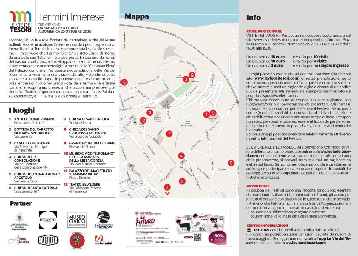 Festival "Le vie Dei Tesori" (Dal 10 al 25 Ottobre)