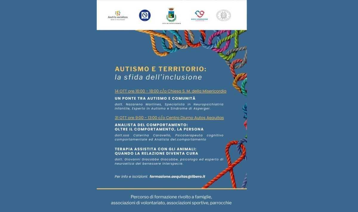 Autismo e Territorio: la sfida dell'inclusione (Dalle ore 16.00 alle 18.00)