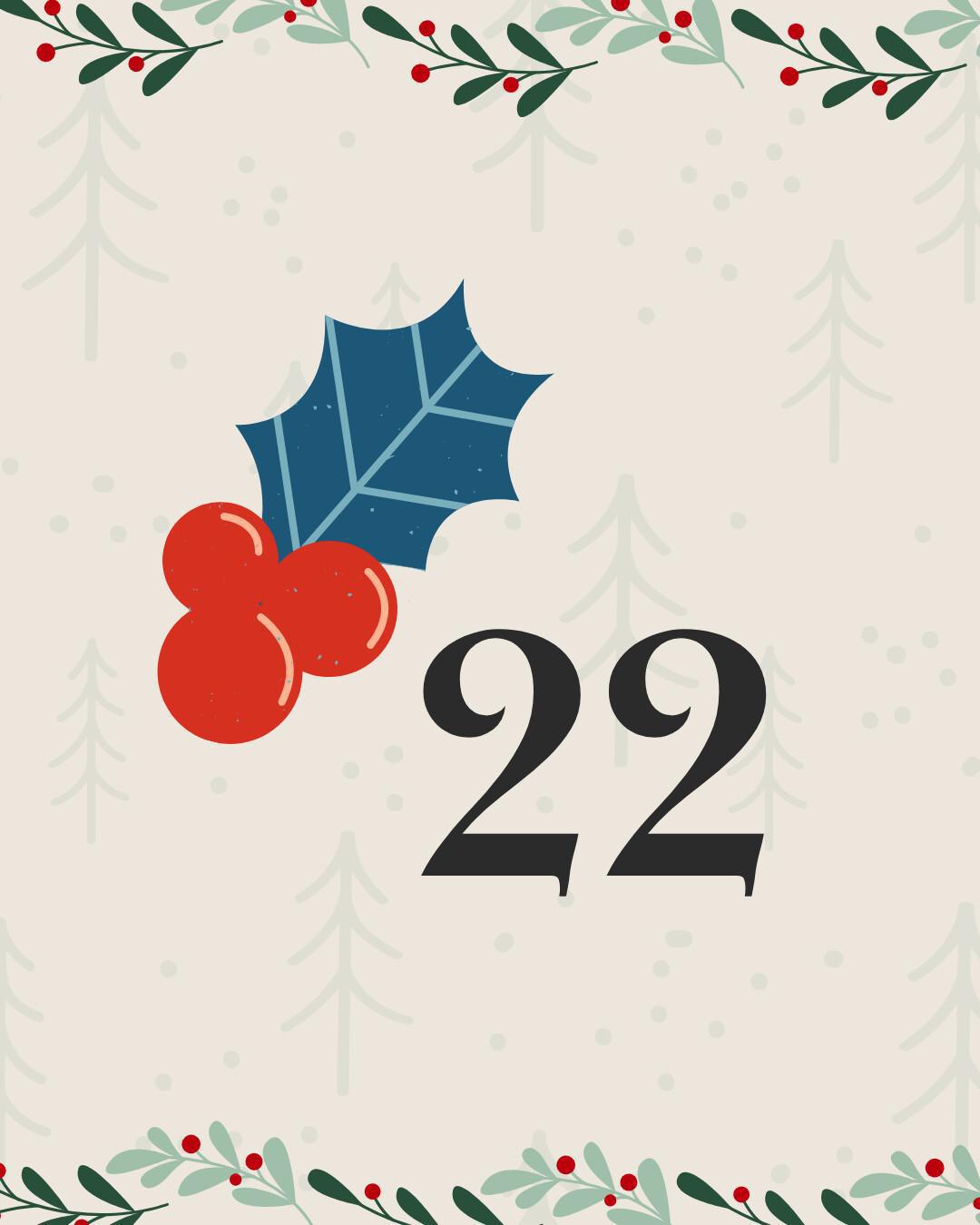 22 dicembre 22 dicembre