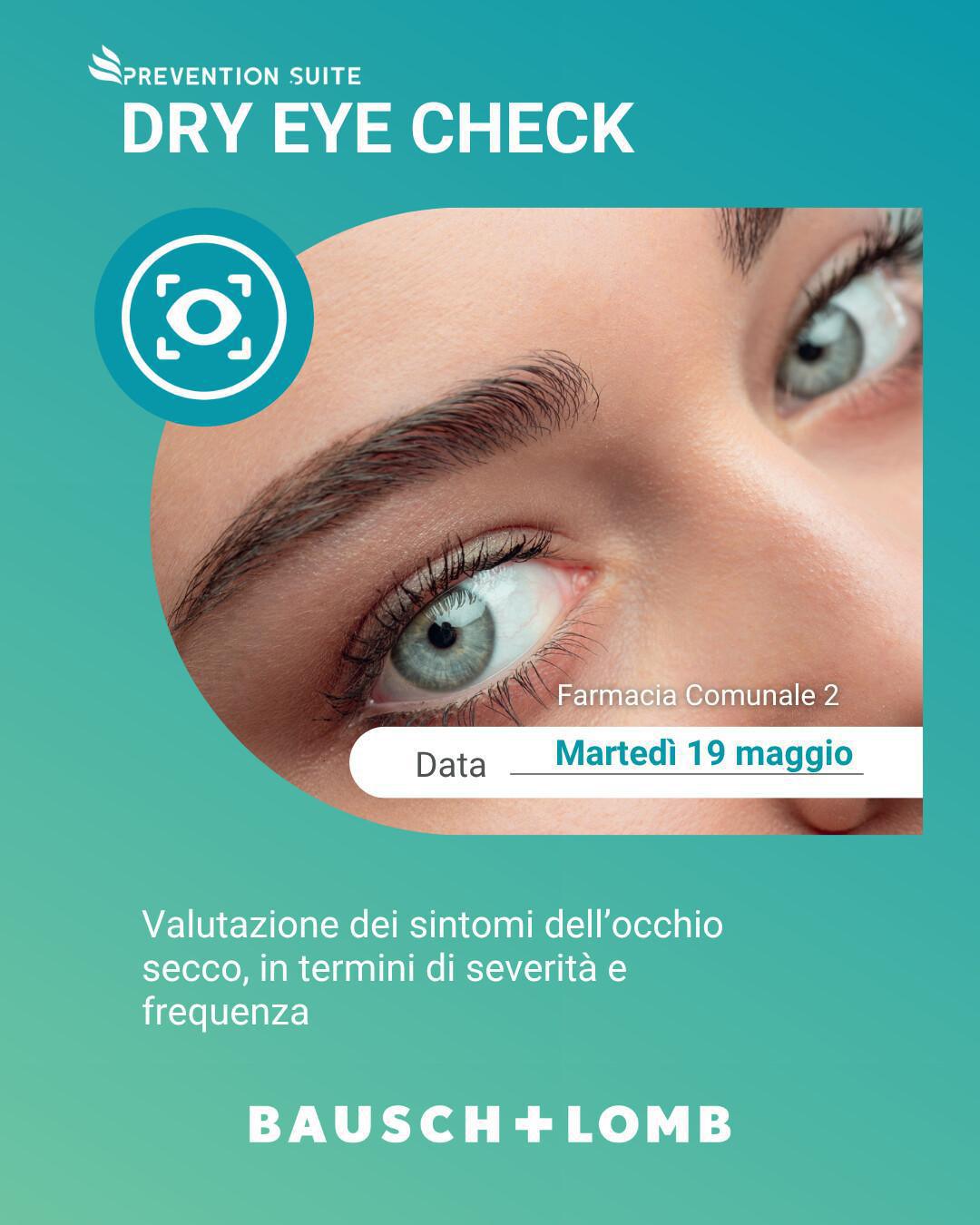 DRY EYE CHECK DRY EYE CHECK