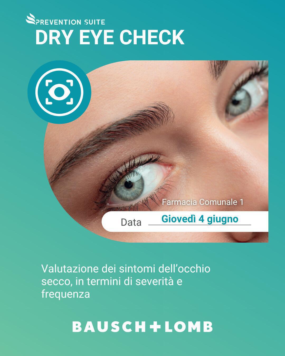 DRY EYE CHECK DRY EYE CHECK